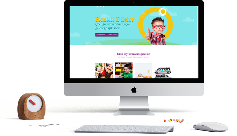 Renkli Düşler Kreş Website